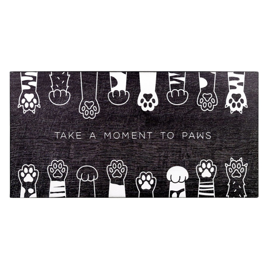 Wall Art * | 20X10 Take A Moment To Paws Wall Art Online Discount