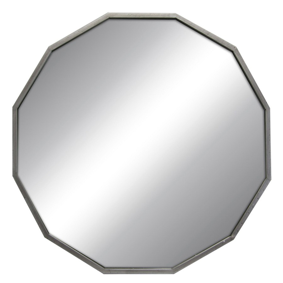 Mirrors * | 27 Silver Dodecagon Mirror Glamor Model