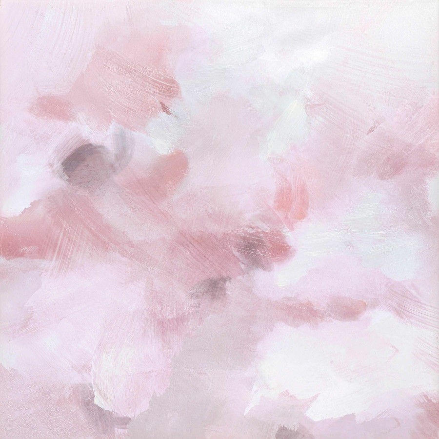 Wall Art * | Tracey Boyd Pink Marbled Abstract Canvas Wall Art, 40 Attractive Model