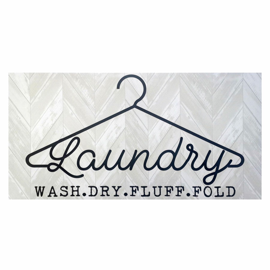 Wall Art * | Laundry Clothes Hanger Canvas Wall Art, 24 12 Latest Fashion