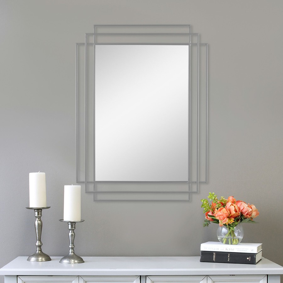 Mirrors * | Laila Ali 24X32 Modern Mirror Clearance