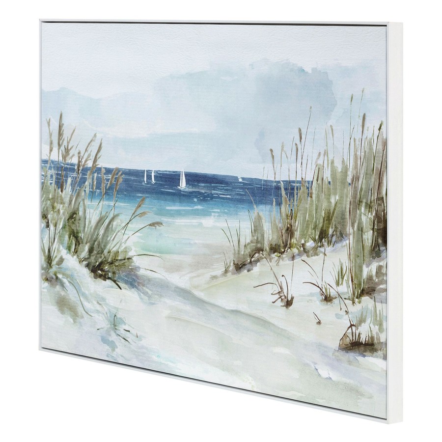 Wall Art * | Ty Pennington Framed Coastal Canvas Wall Art, 36 24 Online Store