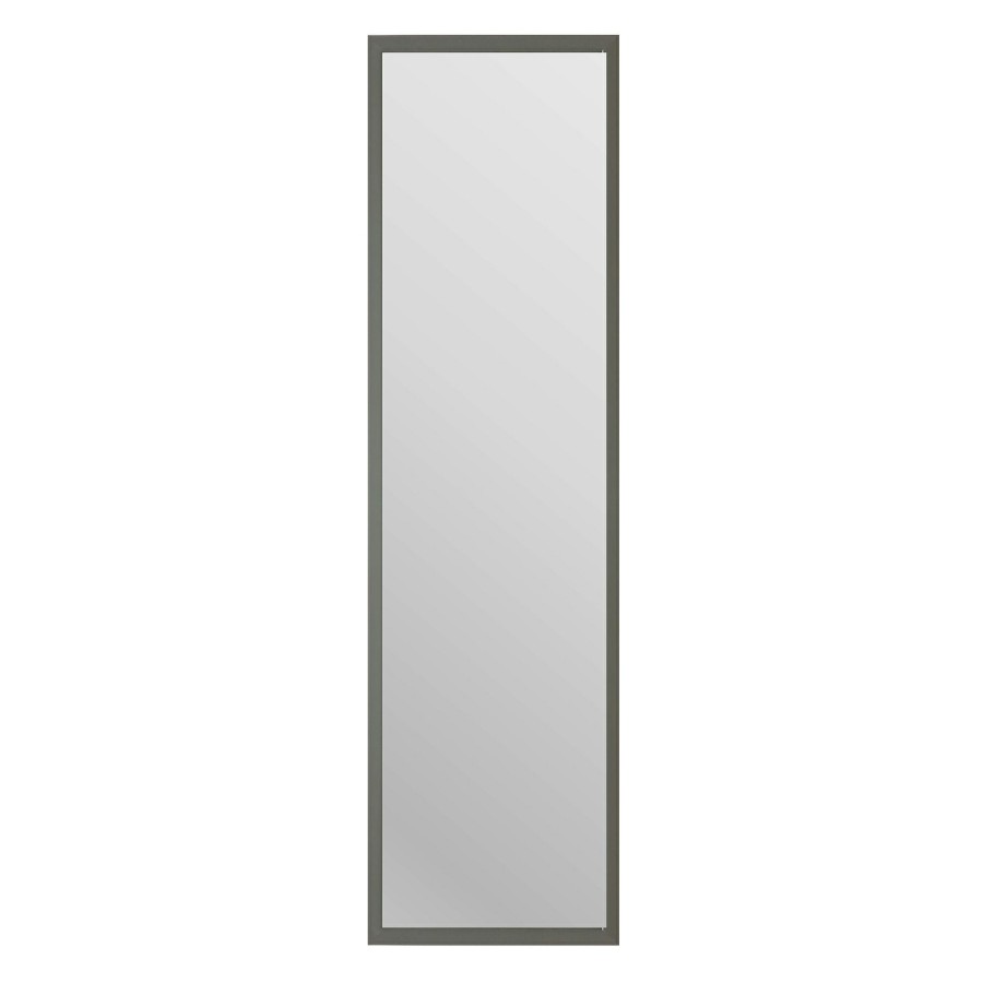 Mirrors * | 14X53 Over The Door Mirror With Hardware, Dark Gray Nice Style