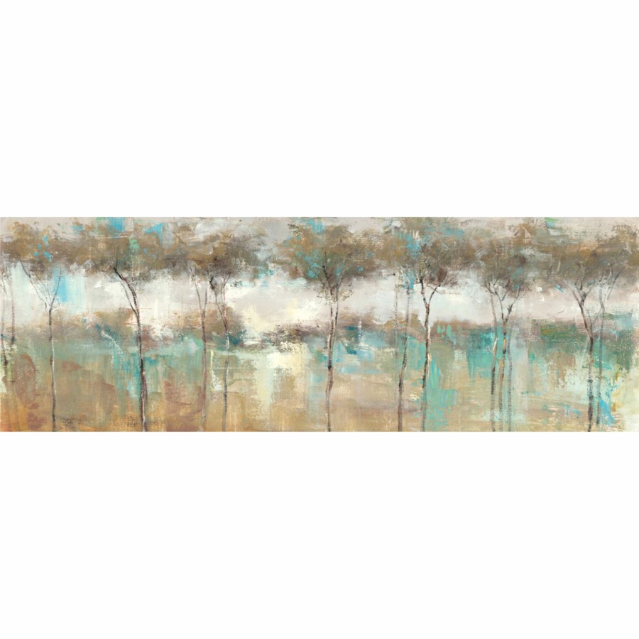 Wall Art * | 60X20 Turquoise Vista Canvas Art Fascinating Model