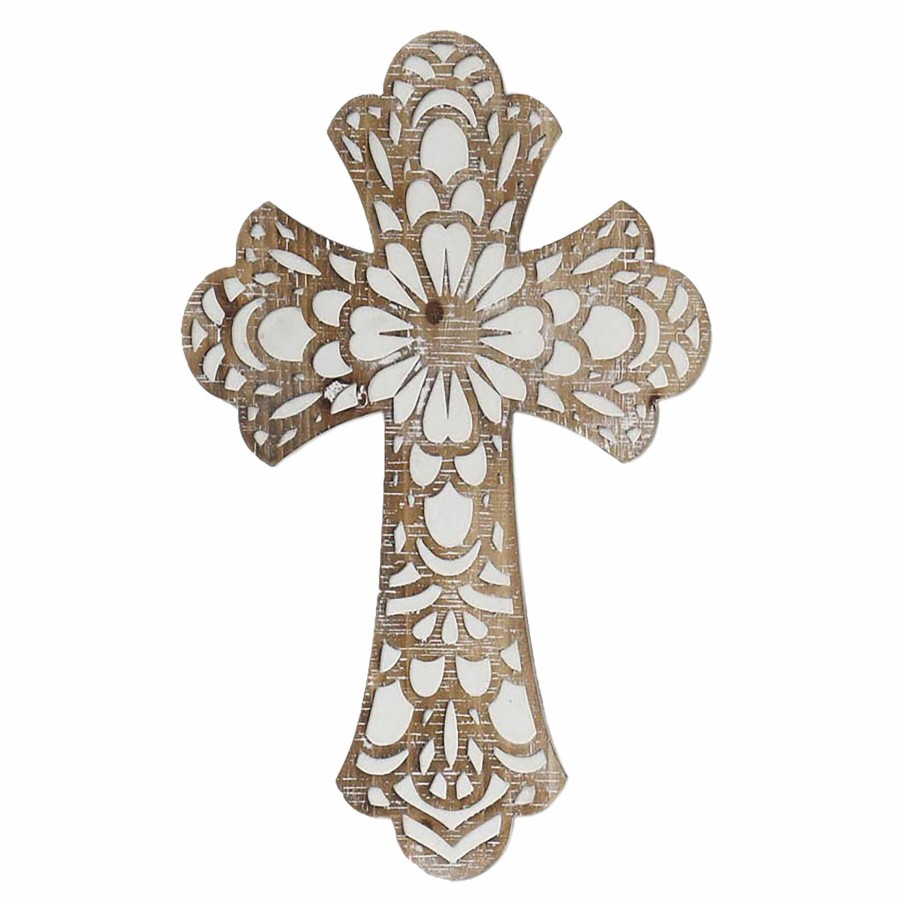 Wall Art * | Ornament Cross Wall Decor, 11 15 Good Quality