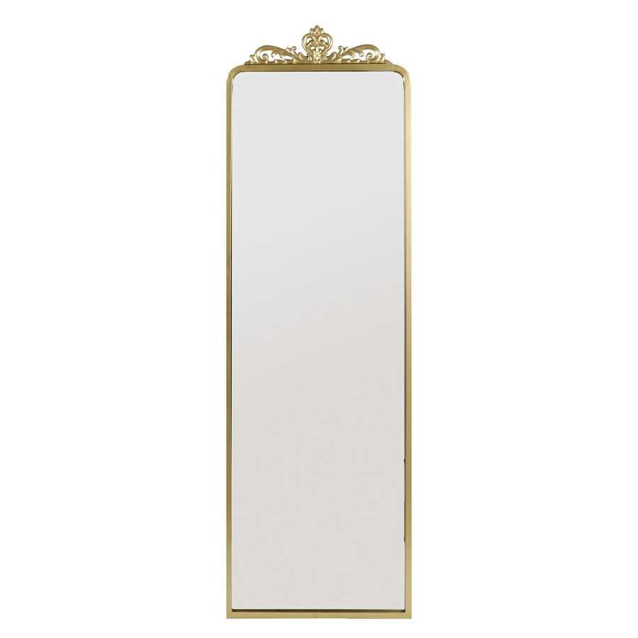 Mirrors * | Grace Mitchell 22X70 Ornate Gold Leaner Mirror Online Store