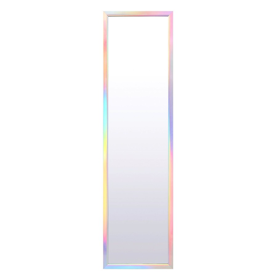 Mirrors * | Rainbow Framed Over The Door Mirror, 14 50 Bargain Sale