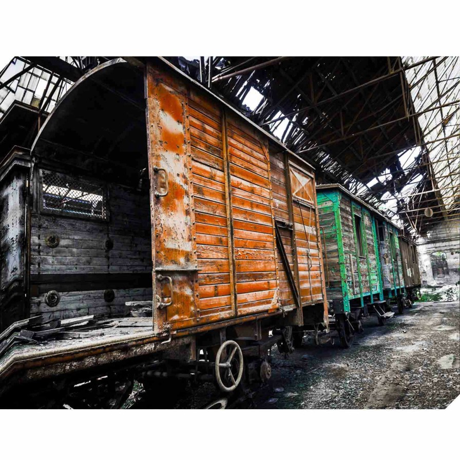 Wall Art * | 45X60 Train Cars Enhanced Canvas Fashionable