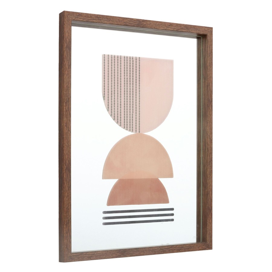 Mirrors * | Framed Abstract Mirror, 17 21 Premium Product