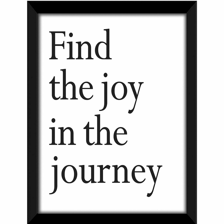 Wall Art * | 12X16 Find The Joy In The Journey Straight Fit Under Glass Clearance