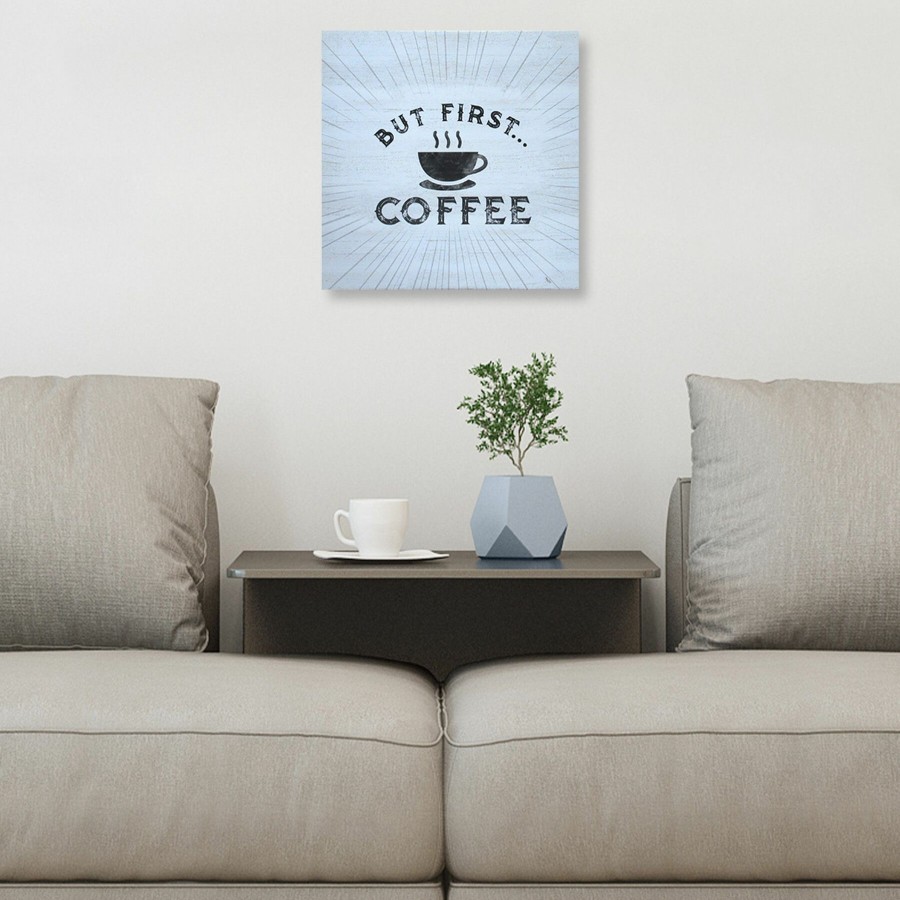 Wall Art * | But First… Coffee Canvas Wall Art, 12 Latest Fashion