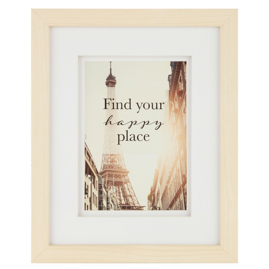 Frames * | Pick & Mix 8 10 Matted To 5 7 Linear Photo Frame, Natural Online Store