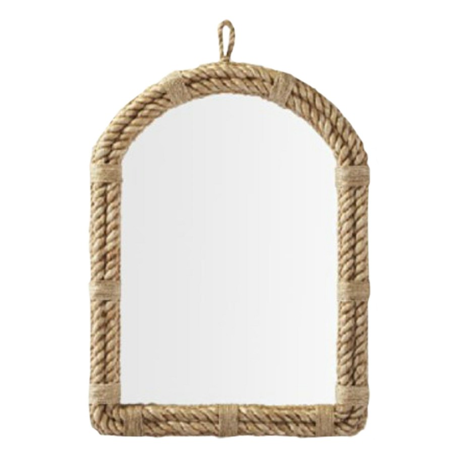 Mirrors * | Ty Pennington Rope Framed Arch Wall Mirror, 22 28 Good Quality