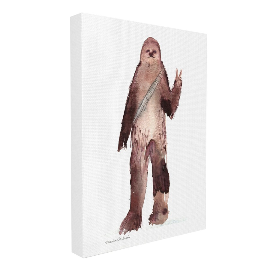 Wall Art * | Chewbacca Canvas Wall Art, 12 16 High Quality