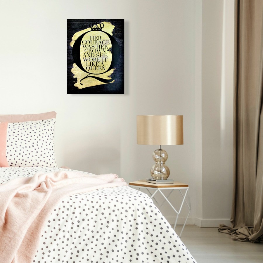 Wall Art * | Like A Queen Canvas Wall Art, 18 24 For Sale