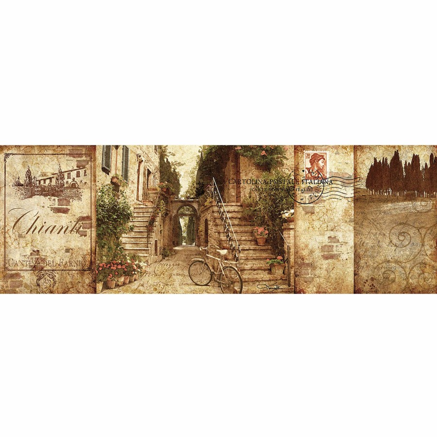 Wall Art * | Tuscan Courtyard Canvas Wall Art, 38 14 Special Design