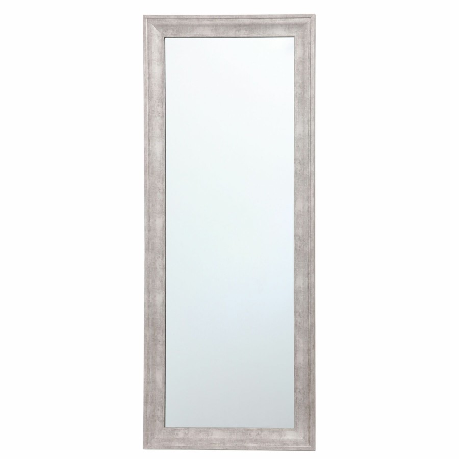 Mirrors * | 24X58 Antiqued Silver Barb Mirror Best Quality