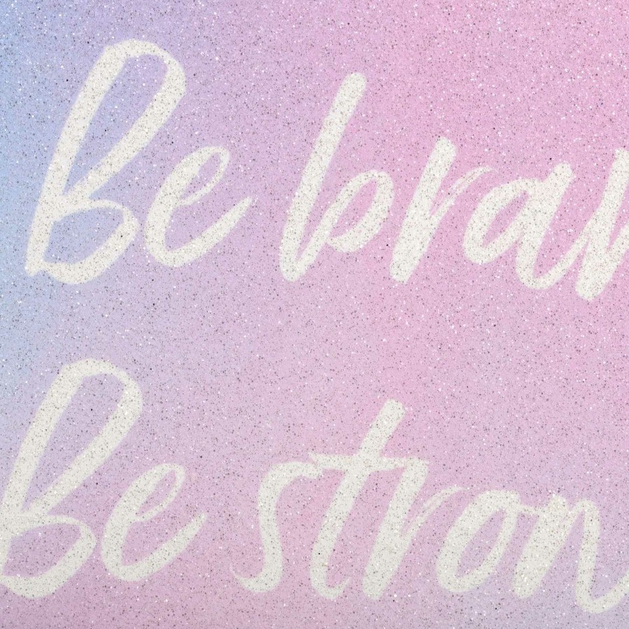 Wall Art * | Be Brave Be Strong Be Fearless Canvas Wall Art, 11 14 Latest Fashion