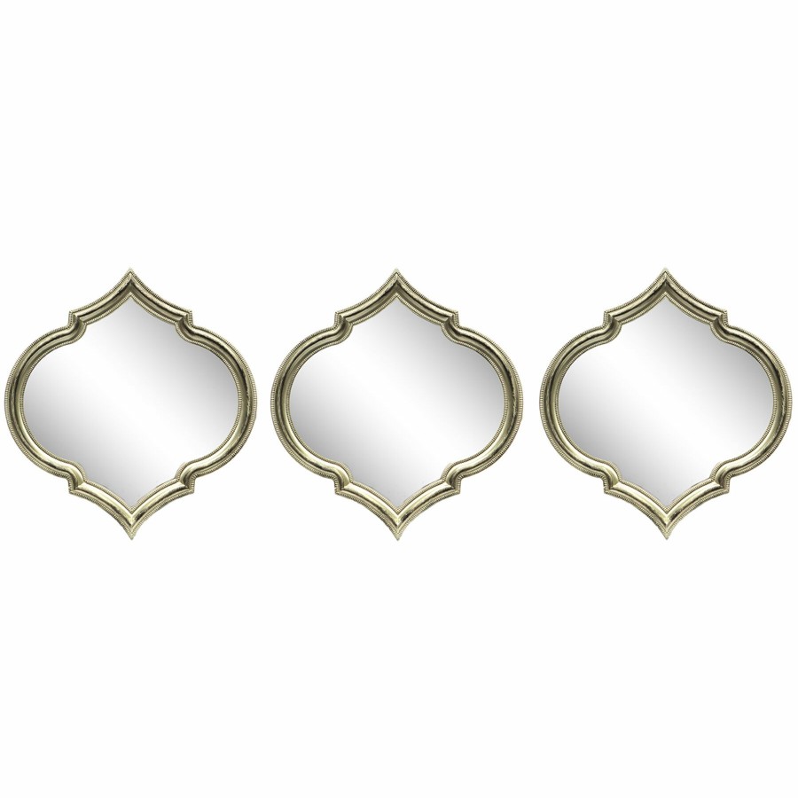 Mirrors * | 10X10 Champagne 3-Piece Mirror Set Clearance