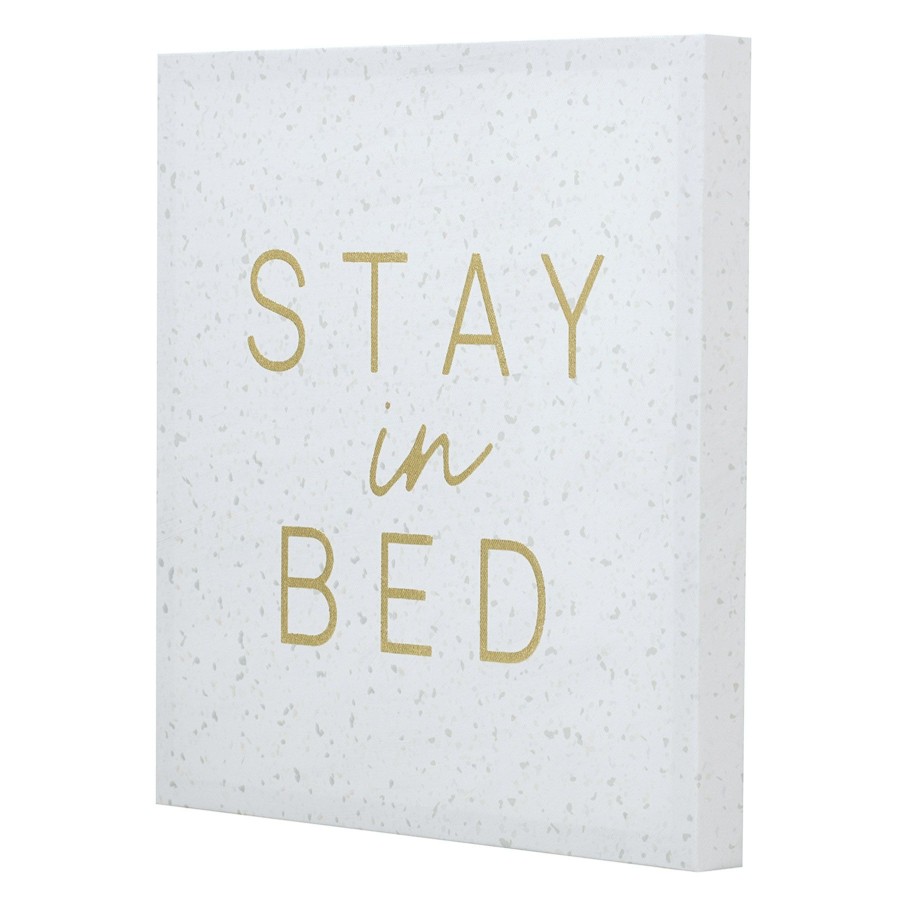 Wall Art * | Stay In Bed Canvas Wall Art, 12 Sale Merchandise