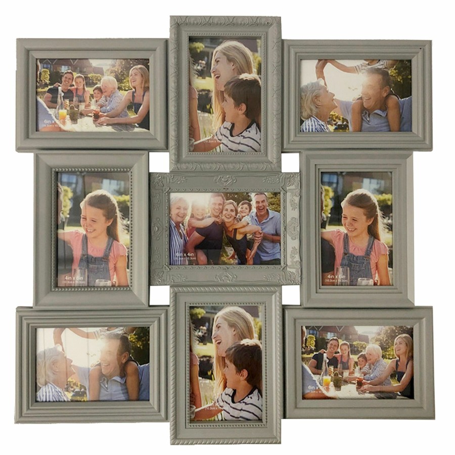 Frames * | 20X20 9-Opening Grey Collage Excellent