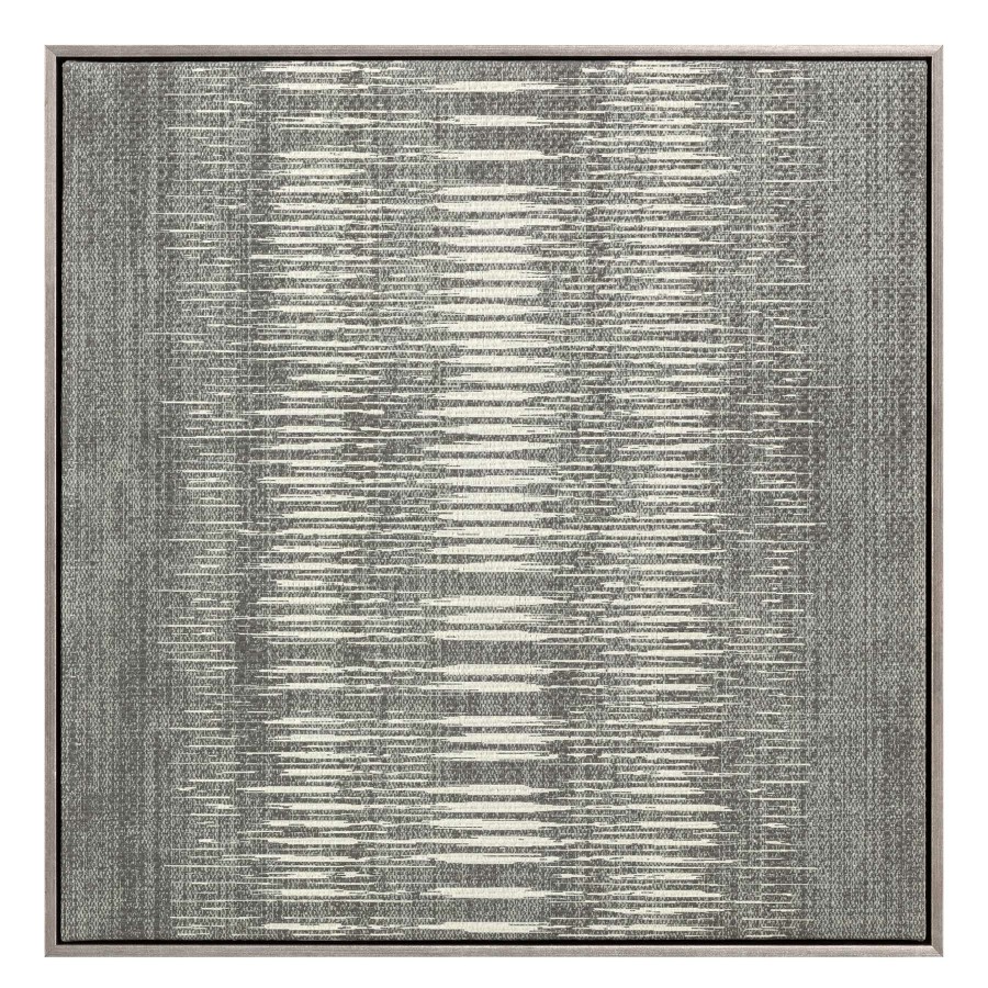 Wall Art * | Grey Weave Canvas Wall Art, 20 Top Sell