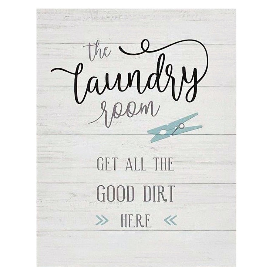 Wall Art * | Laundry Room Canvas Wall Art, 11 14 Hot Sale