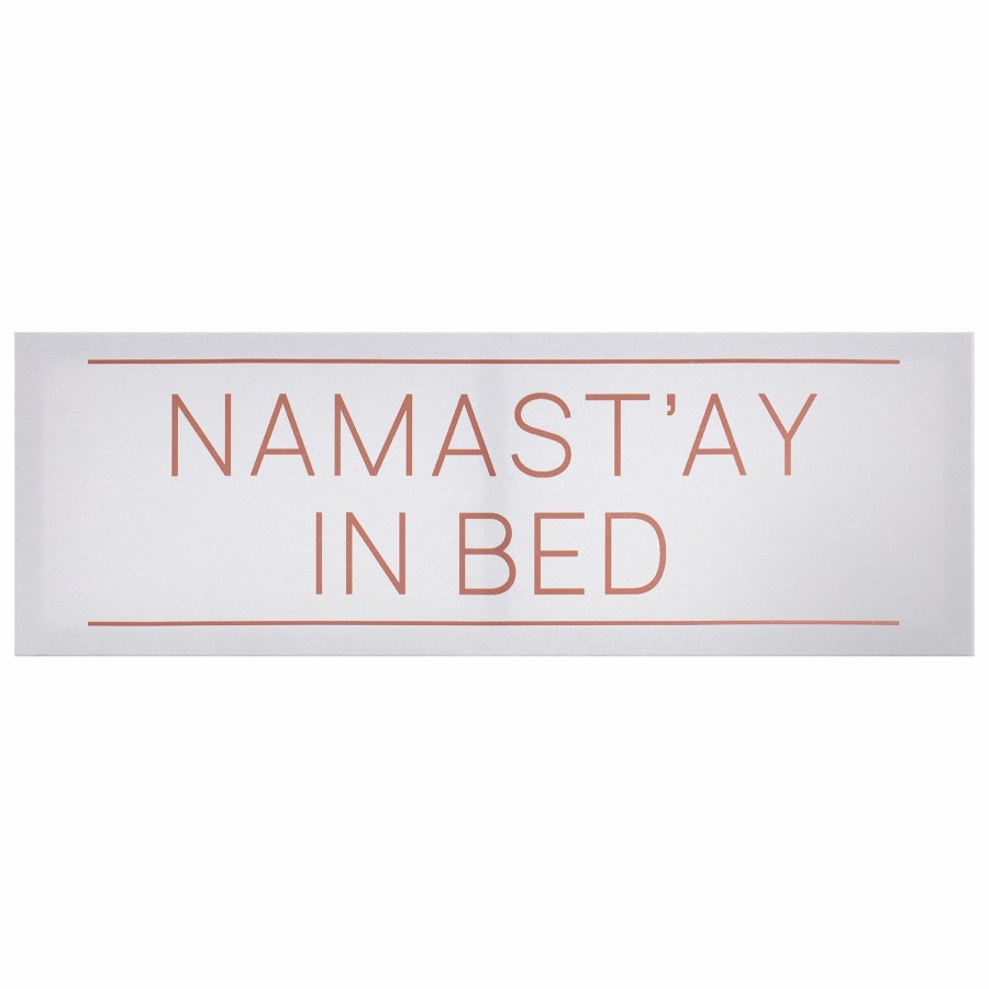 Wall Art * | Namast'Ay In Bed Canvas Wall Art, 6 18 Sale