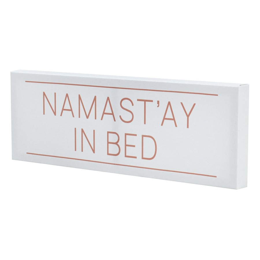 Wall Art * | Namast'Ay In Bed Canvas Wall Art, 6 18 Sale