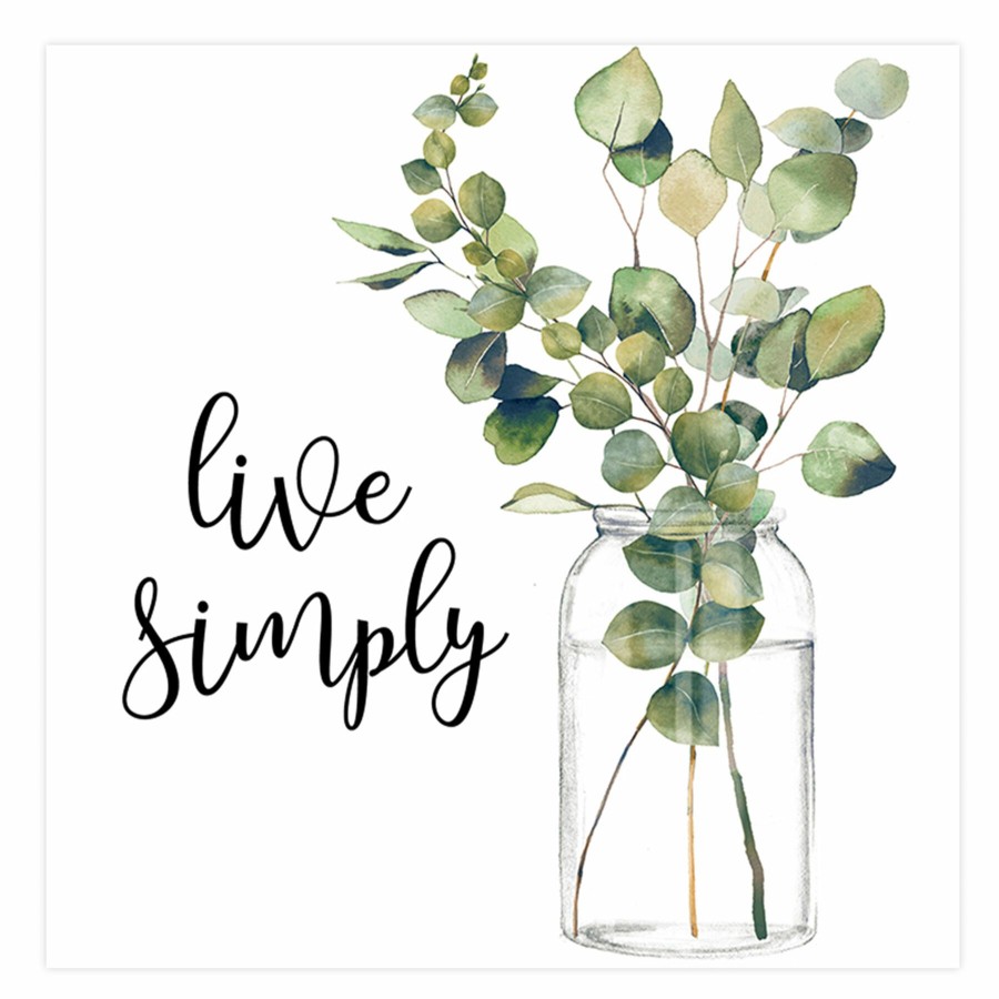 Wall Art * | Live Simply Canvas Wall Art, 12 Shoping Model