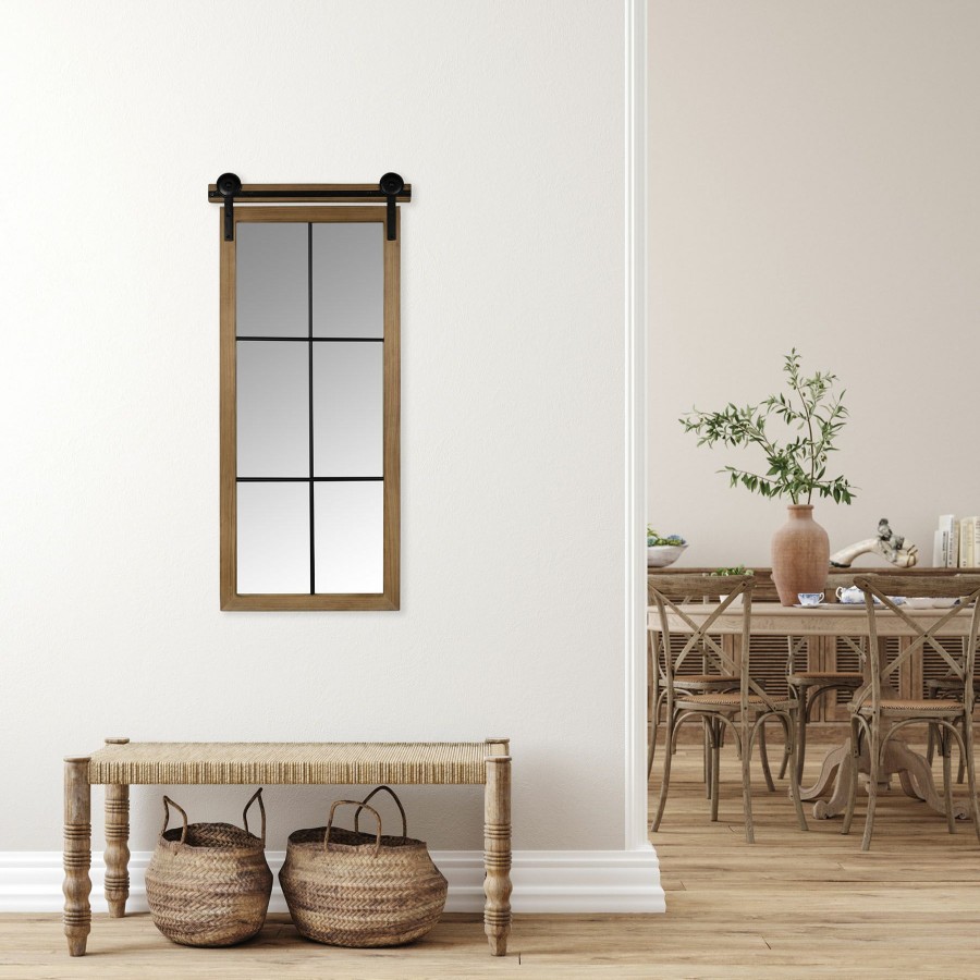 Mirrors * | Barndoor Wall Mirror, 17 37 Good Quality