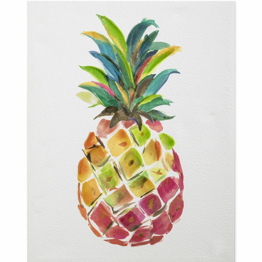 Wall Art * | Pineapple Canvas Wall Art, 16 20 Cheaper