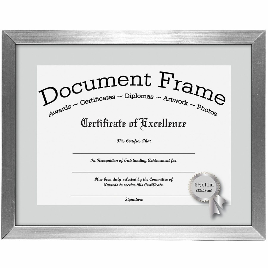 Frames * | 11X8.5 Silver Document Frame Online Discount