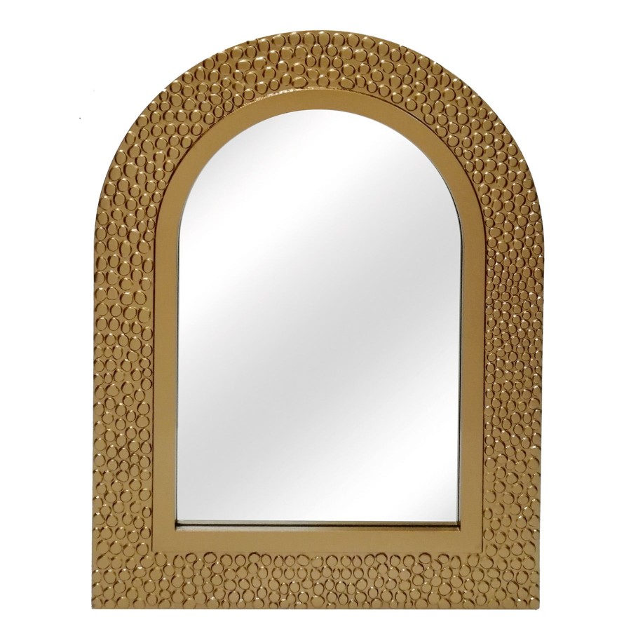 Mirrors * | Tracey Boyd Brass Arch Mirror, 24 32 Good Quality