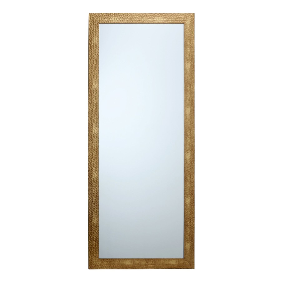 Mirrors * | 24 58 Hammered Gold Mirror Bargain Sale