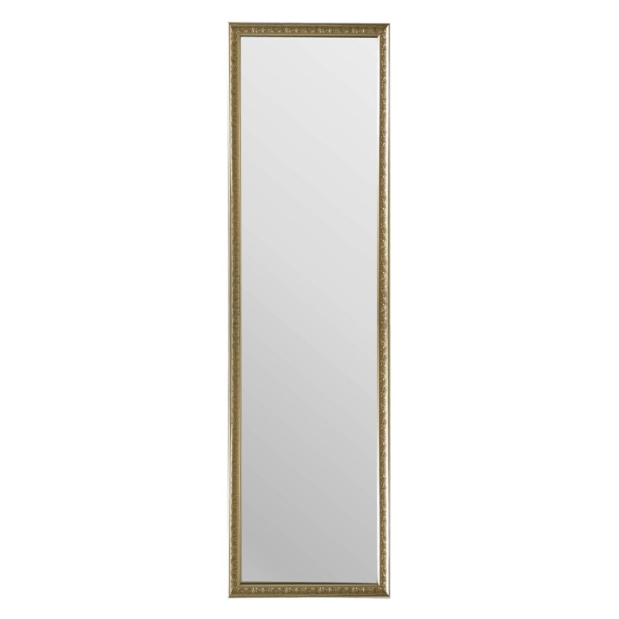 Mirrors * | 14X53 Over The Door Ornate Mirror With Hardware, Gold Fascinating Model