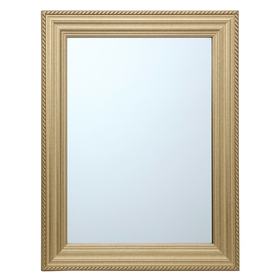 Mirrors * | 22X28 Gold Ornate Mirror Glamor Model