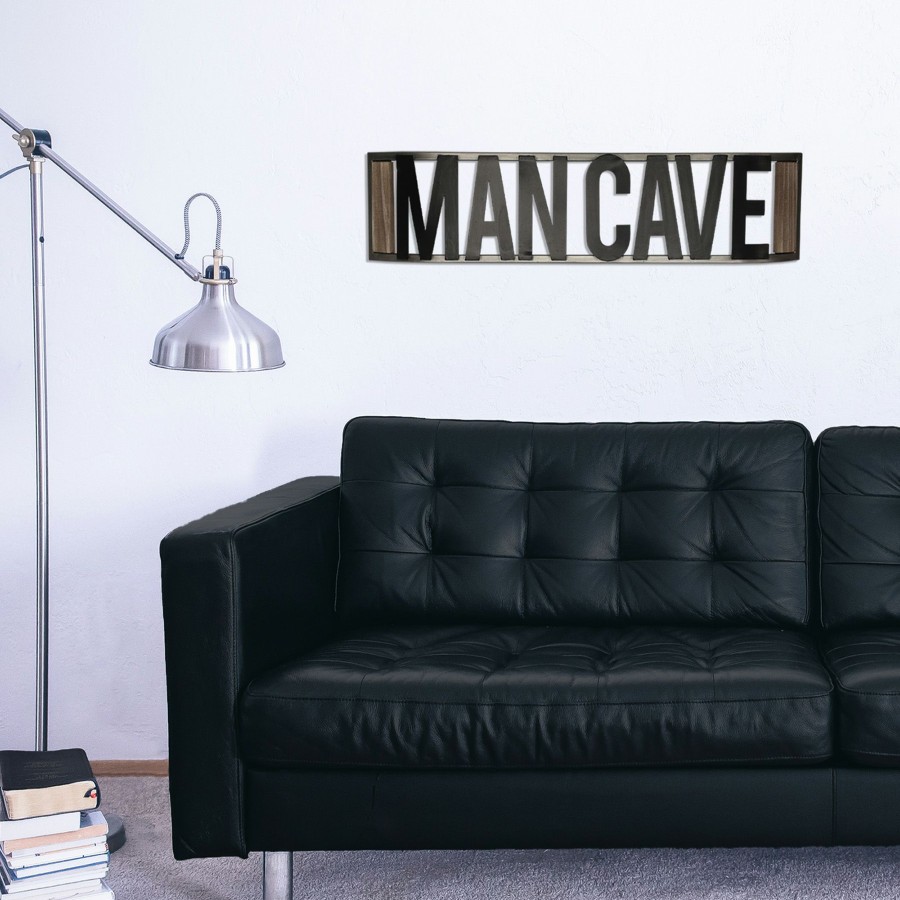 Wall Art * | 24X6 Man Cave Premium Product