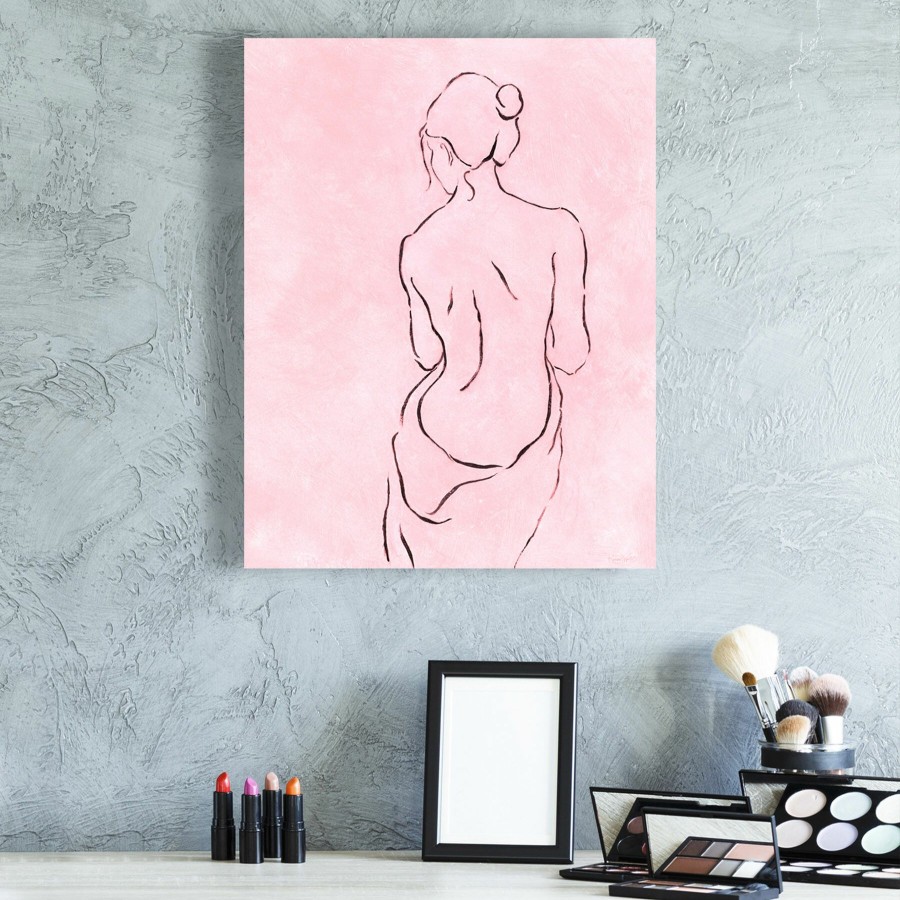 Wall Art * | Alabaster Bather Canvas Wall Art, 22 28 New Models