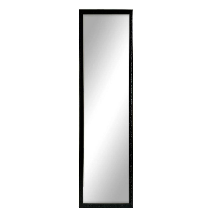 Mirrors * | 14X50 Over The Door Ornate Mirror With Hardware, Black Latest Fashion