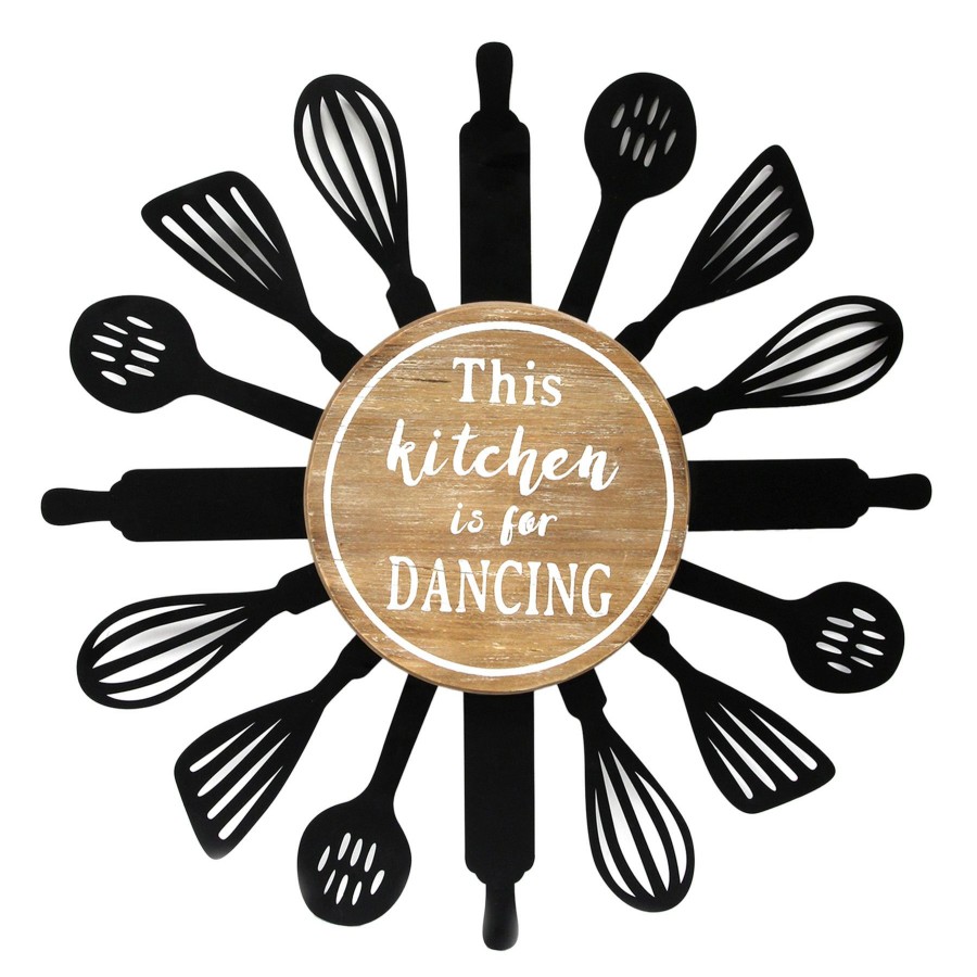 Wall Art * | 24X24 Kitchen Is For Dancing Wall Decor Hot Sale