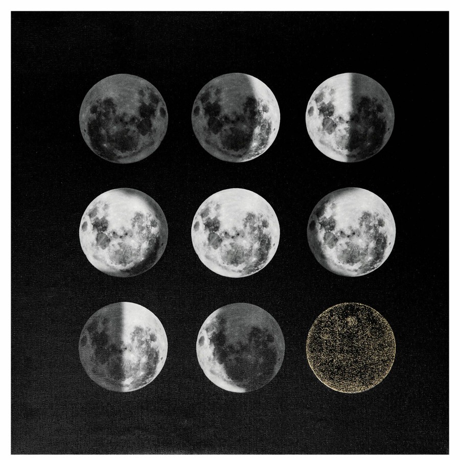 Wall Art * | Phases Of The Moon Canvas Wall Art, 16 New Models