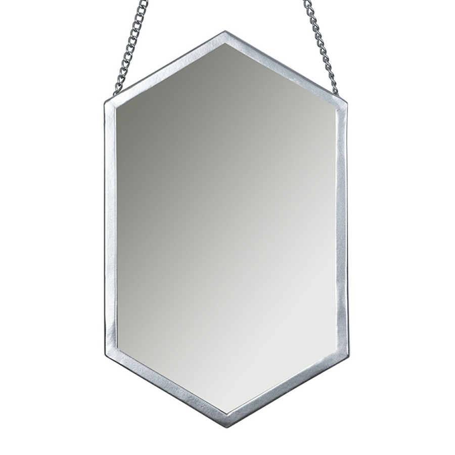 Mirrors * | Laila Ali Set Of 3 Hanging Hexagon-Shaped Wall Mirrors, 7 12 Hot Sell