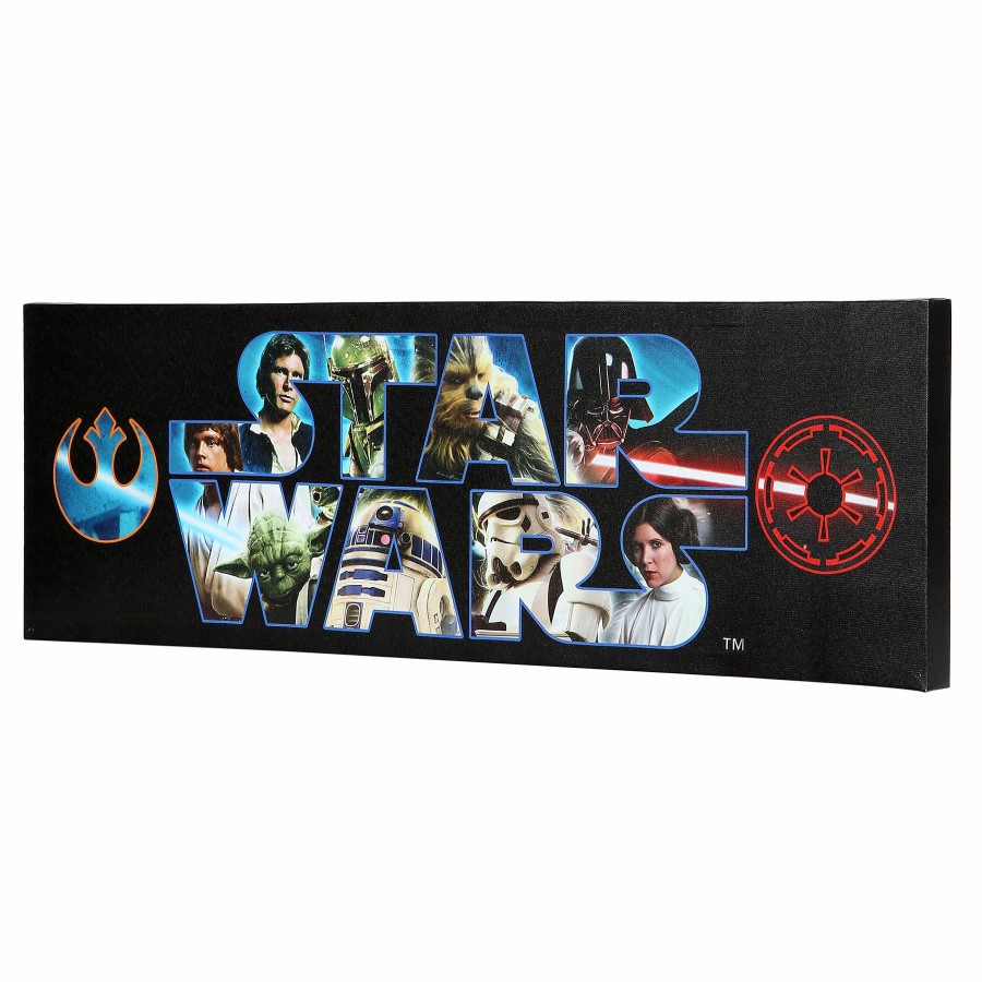 Wall Art * | Aa 30X10 Star Wars Canvas Wall Glamor Model