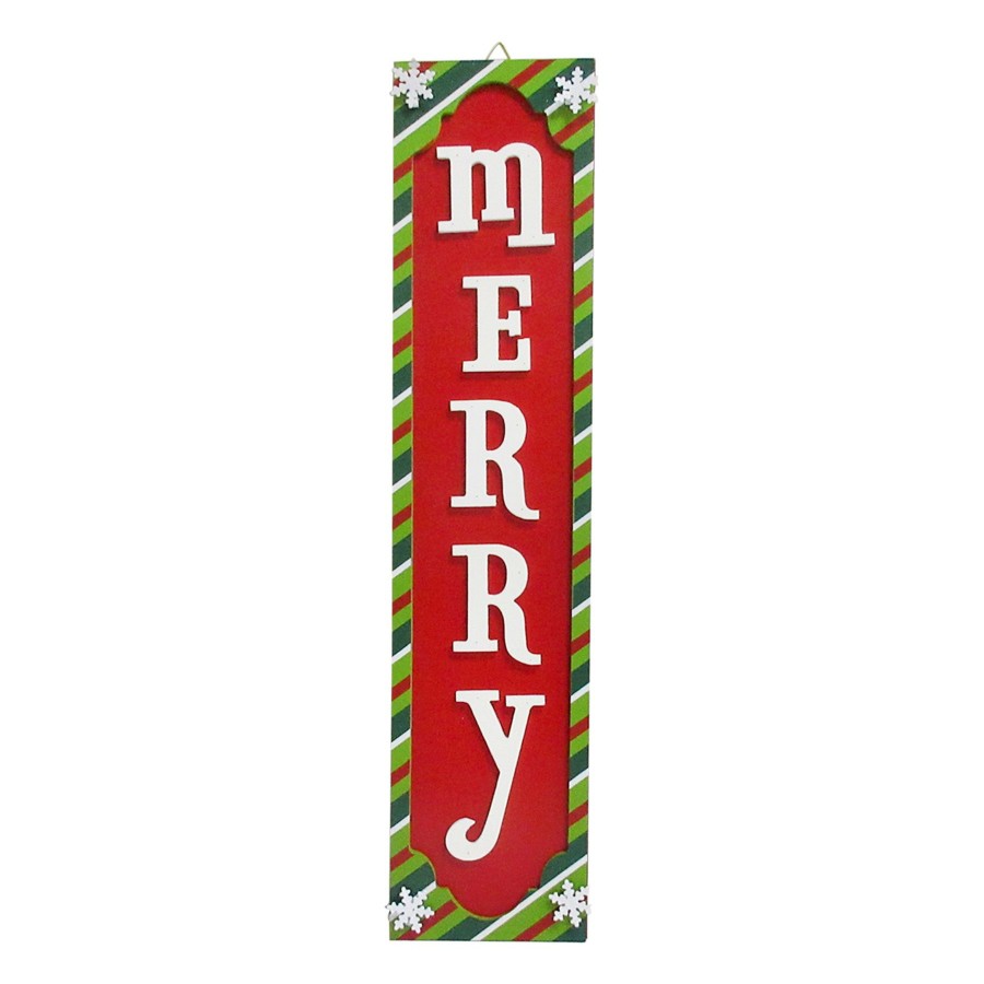 Wall Art * | Merry Leaner Sign, 30.9 Best Quality