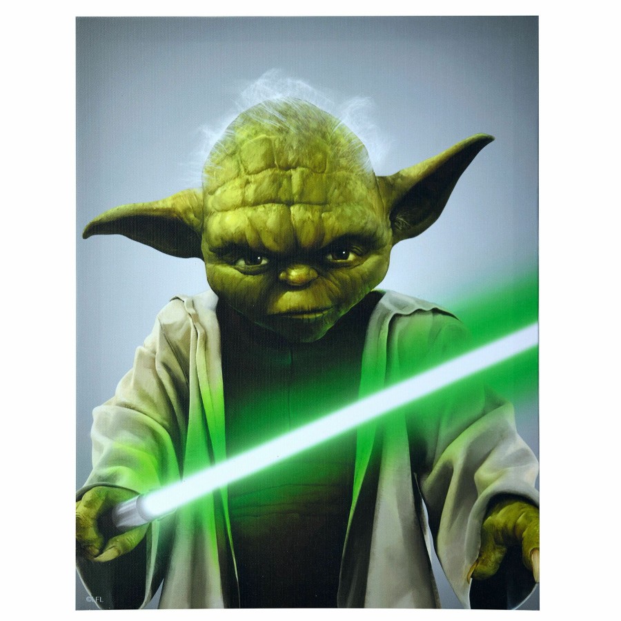 Wall Art * | Star Wars Yoda Canvas Wall Art, 11 14 Top Sell