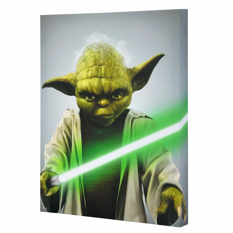 Wall Art * | Star Wars Yoda Canvas Wall Art, 11 14 Top Sell