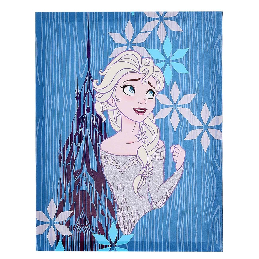 Wall Art * | 11X14 Frozen Glitter Canvas Wall Art Hot Sell