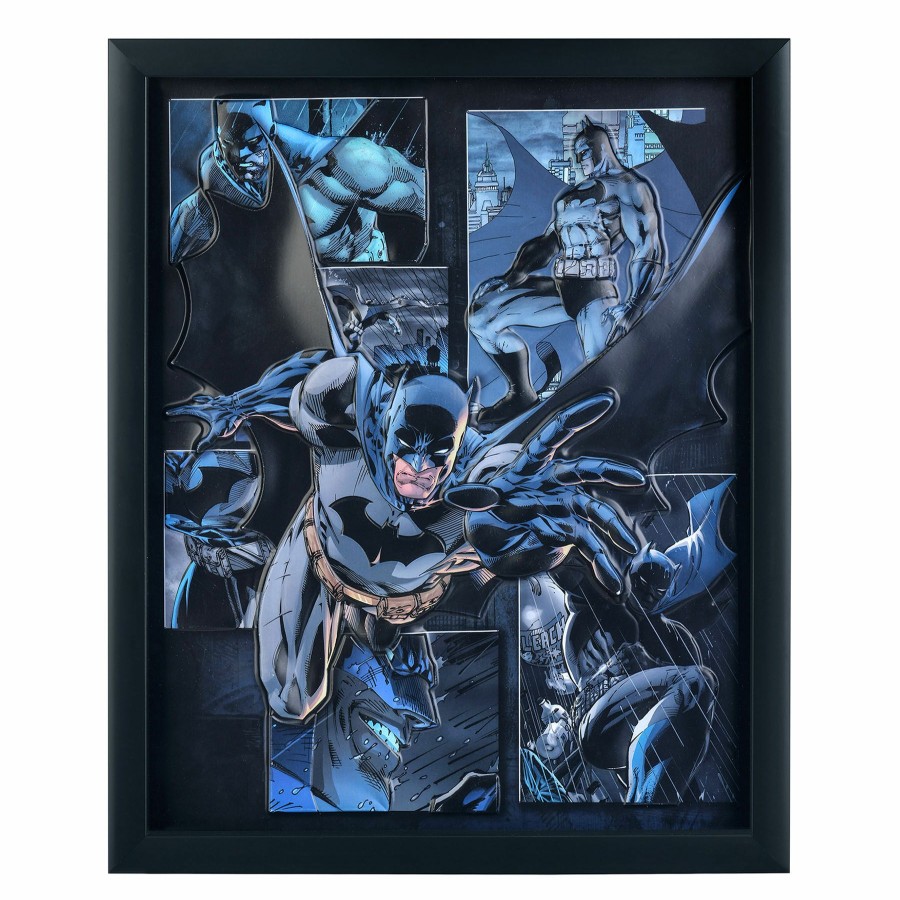 Wall Art * | 12.5X15.25 Batman Molded Shadowbox Wall Art Nice Style