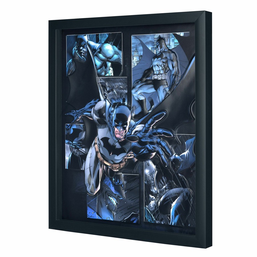 Wall Art * | 12.5X15.25 Batman Molded Shadowbox Wall Art Nice Style